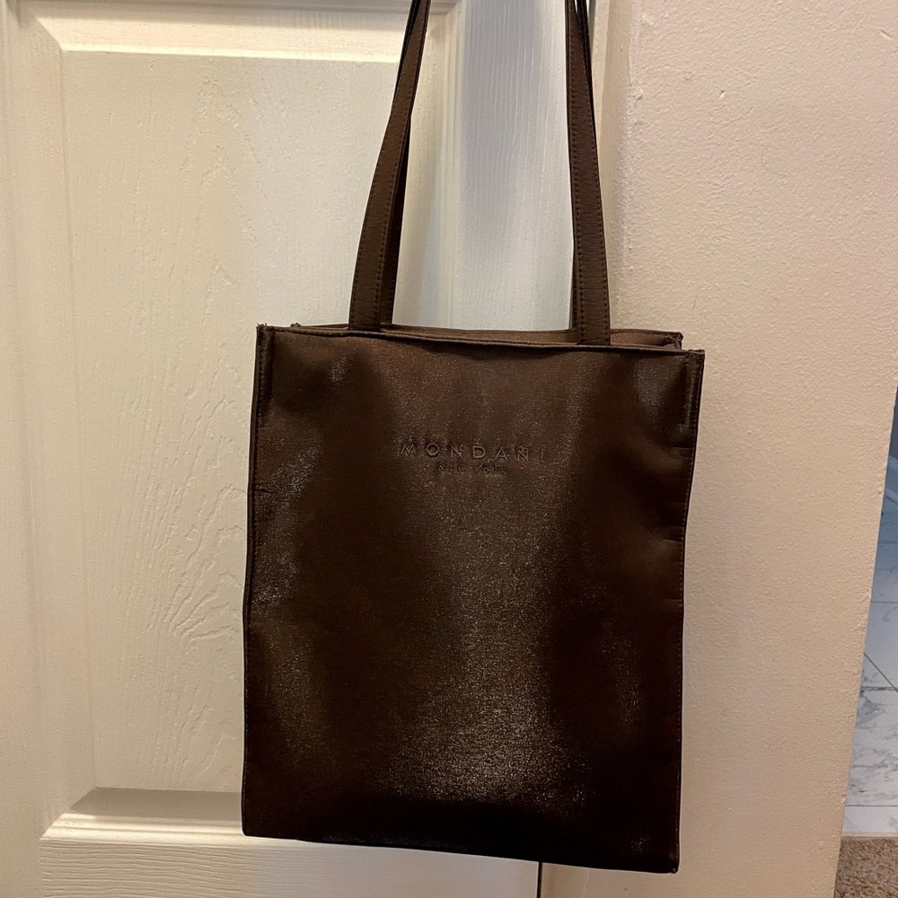 Mondani brown nylon/polyester bag